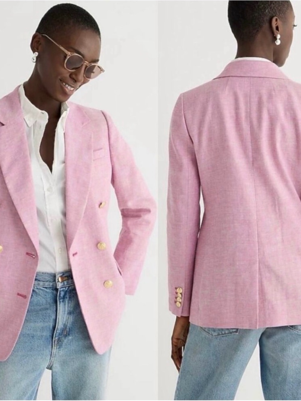 J.Crew Linen Bristol Blazer